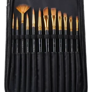 PINCEL SET MAS ESTUCHE DE ARTE GIORGIONE 17 PIEZAS
