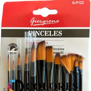 PINCEL SET 12 UNIDADES GIORGIONE