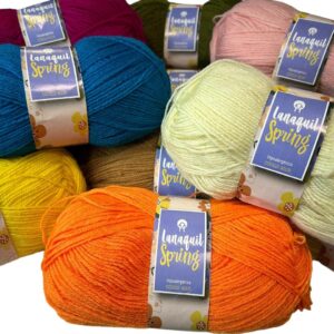 Lana Economica Ovillo 100gr Hipoalergénica Lanaquil Spring