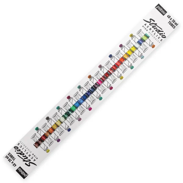 PINTURA ACRILICA SET 40 TUBOS 20ml pebeo