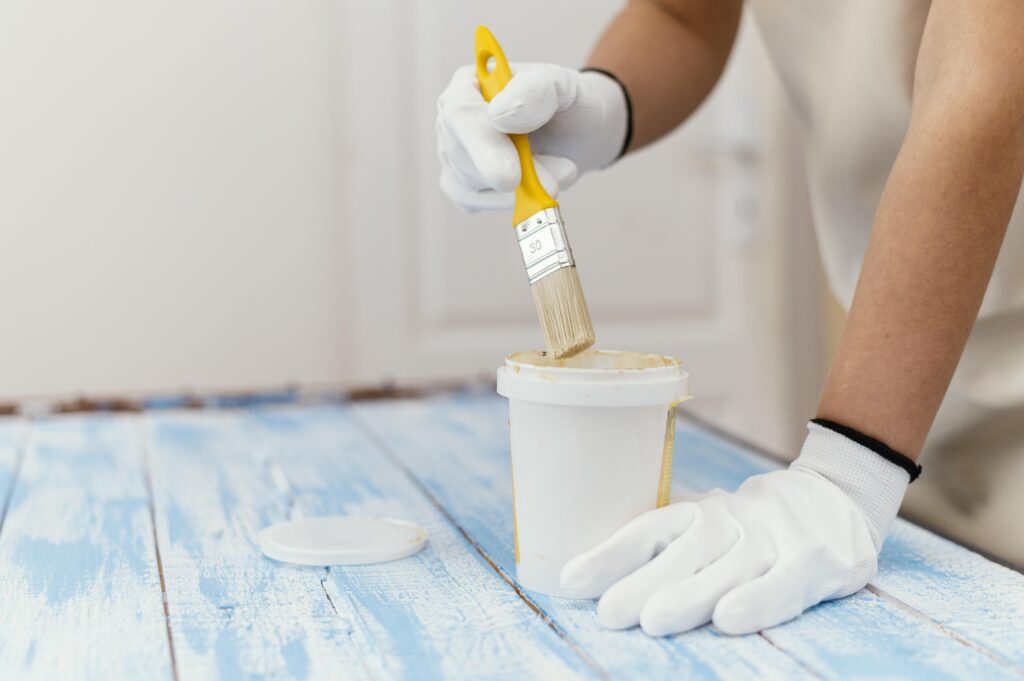 Sellar proyectos pintados